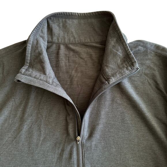Vuori EUC V221 Ease Performance 1/2 Zip 2.0 Wicking Ink Heather Shirt M - Picture 5 of 12